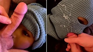 Daddy loves it when you give him a blowjob with the addition of lick his big hairy balls&excl; Mountain of cum for you&excl;